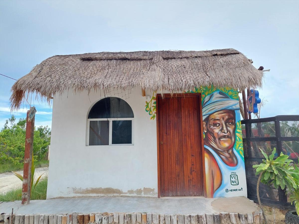 Casa De Los Santos Camping Y Eco Cabanas Isla Holbox Kültér fotó