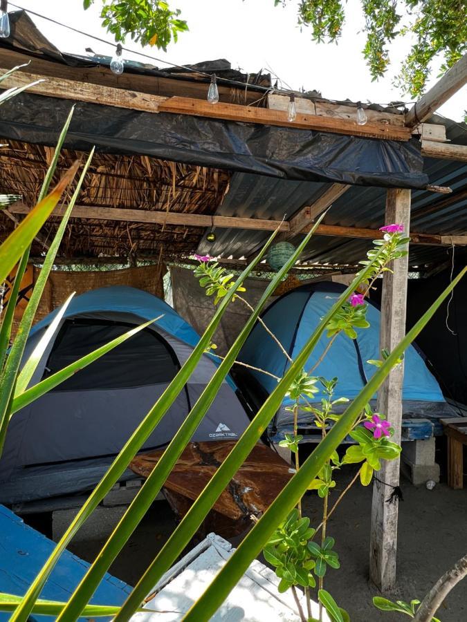Casa De Los Santos Camping Y Eco Cabanas Isla Holbox Kültér fotó