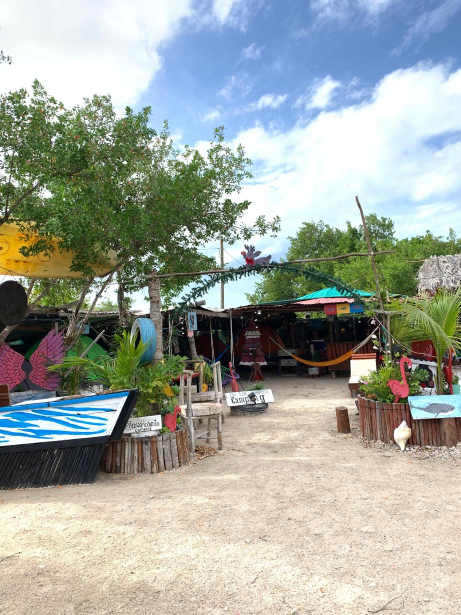 Casa De Los Santos Camping Y Eco Cabanas Isla Holbox Kültér fotó
